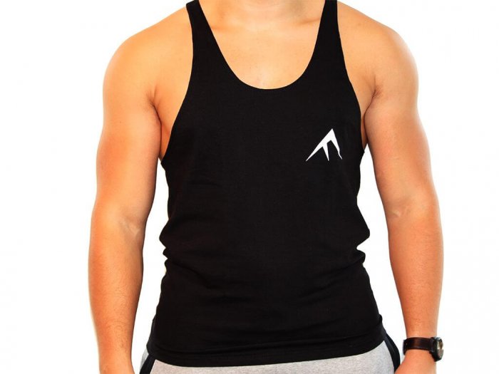 Focus Gymwear Stringer zwart achterkant man