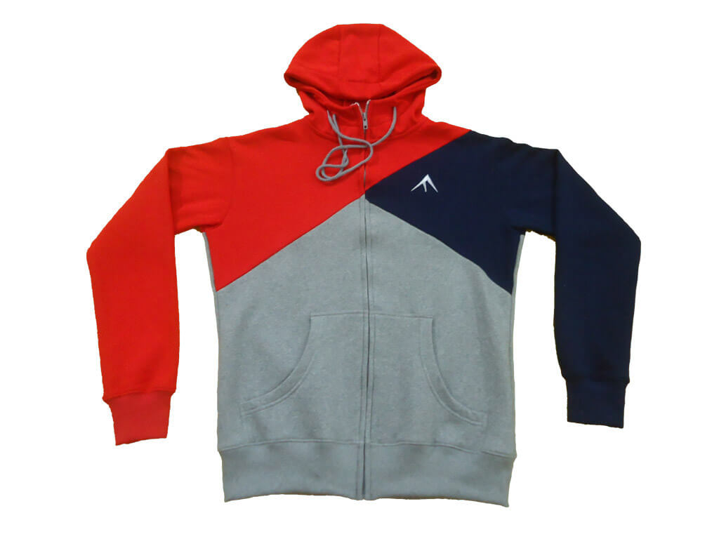 Focus Gymwear Hoodie Tri Panel Rood