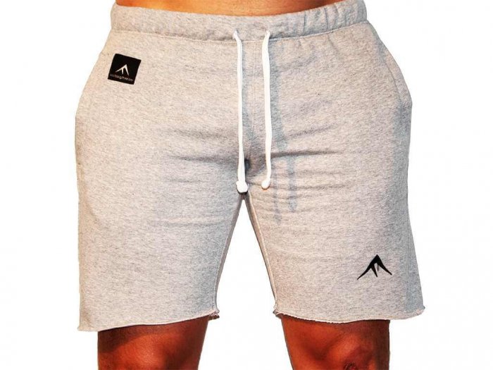 Focus Gymwear korte broek grijs voorkant man