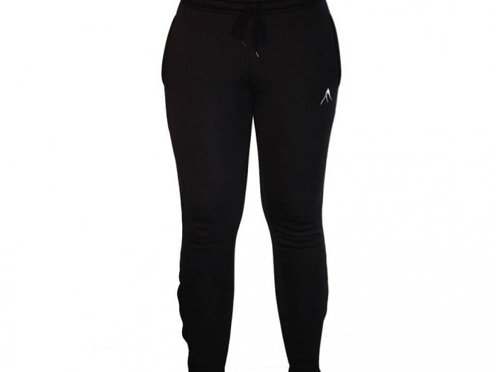 Focus Gymwear Fitted bottom zwart voorkant vrouw