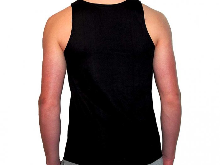 Focus Gymwear Tanktop zwart achterkant man