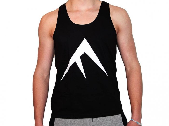 Focus Gymwear Tanktop zwart voorkant man